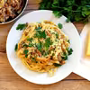 Makaron z kurkami i mascarpone
