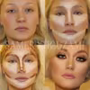 Pięknie wymodelowana twarz