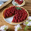 Tarta czekoladowa z malinami