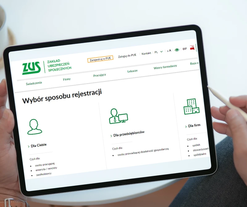 ZUS założy za każdego płatnika profil techniczny na PUE ZUS!