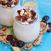 Pudding jaglany z owocami