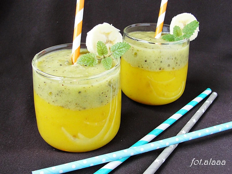 Smoothie dwukolorowe