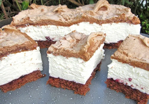 HIT! Lekkie jak chmurka CIASTO CASSIS śmietankowe z kakaową bezą, pyszne i proste +FILM