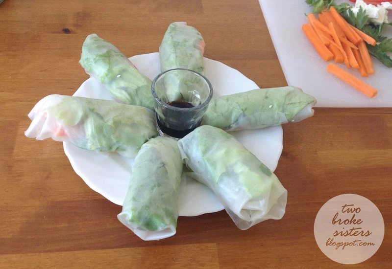 Spring rolls - szybki obiad na letnie dni
