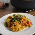 Kasza jaglana z warzywami w curry