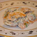 Ravioli z sosem koperkowym