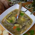"flaczki" z grzybów
