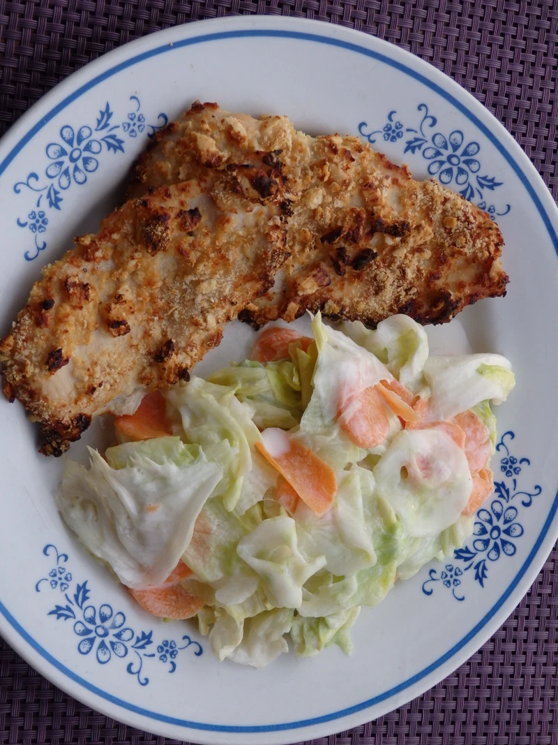 Pierś kurczaka panierowana w krakersach