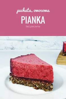 Truskawkowa pianka owocowa bez pieczenia (bez cukru, bez jajek, bez mleka)