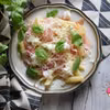 PROSTY MAKARON Z RICOTTĄ I SZYNKĄ PARMEŃSKĄ DONNY HAY
