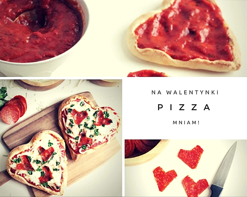 Pizze w kształcie serduszek