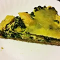 Dietetyczna tarta ze szpinakiem  i kurczakiem