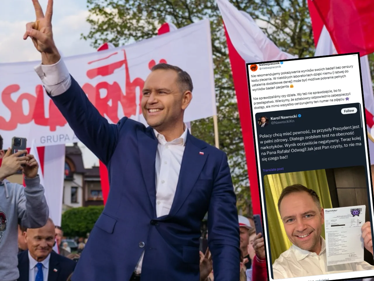 Wpadka Karola Nawrockiego wywołała burzę w sieci! To zdjęcie nie powinno ujrzeć światła dziennego