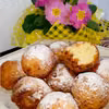 Mini pączki serowe z pomarańczową nutą