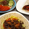 Kebab wołowy w tortilli