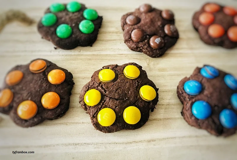 Ciasteczka czekoladowe z M&Ms