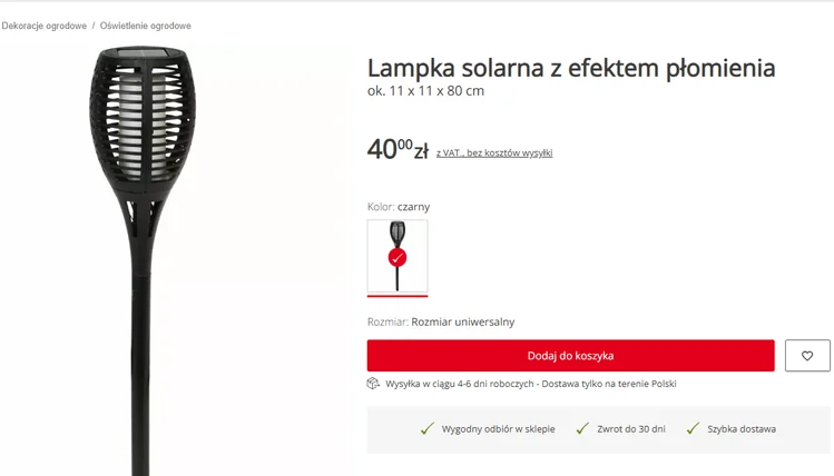 Zdjęcie Ogród jak z bajki – lampka solarna z KiK z efektem płomienia! Piękna pochodnia za 40 zł, która nie ciągnie prądu! #1