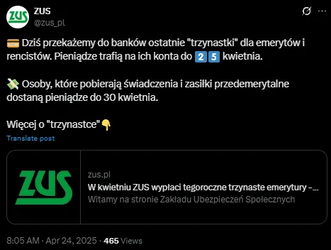 Zdjęcie Dziś przelew trafi do prawie 2 mln seniorów! Te osoby będą mieć dodatkowe 1880 zł na koncie, reszta poczeka do końca kwietnia #1