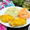 PIERSI Z KURCZAKA POD MARCHEWKOWĄ PIERZYNKĄ I PUREE Z KALAFIORA (tylko 411 KCAL)