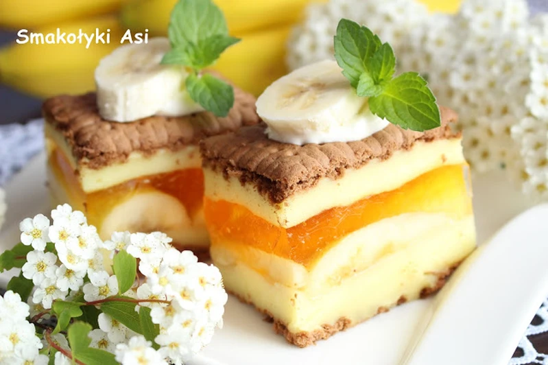 Bananowa delicja - BEZ PIECZENIA