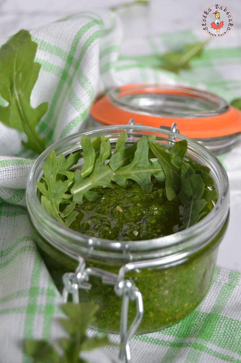Pesto z rukoli i słonecznika
