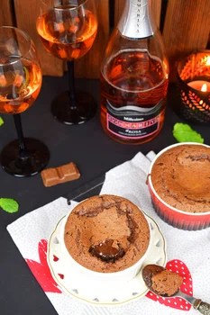 Lava cake (ciastko z płynną czekoladą)!