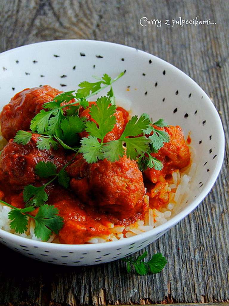 pulpeciki w sosie curry