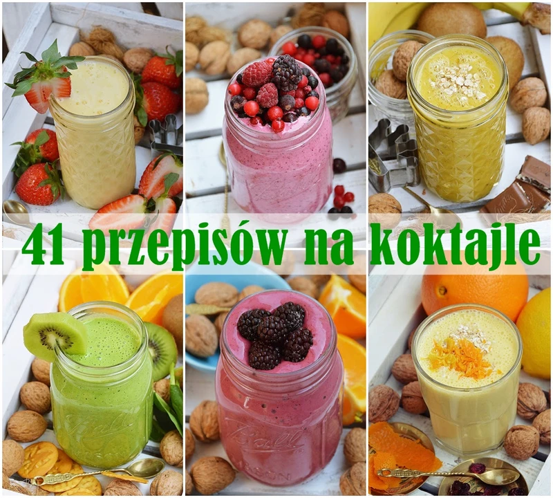 41 przepisów na koktajle
