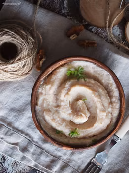 Puree z topinambura i jabłka
