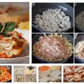 Lasagne z kurczakiem i pieczarkami