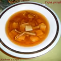 Wigilijna zupa grzybowa