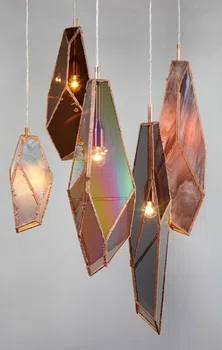 Lampy w kształcie kryształów