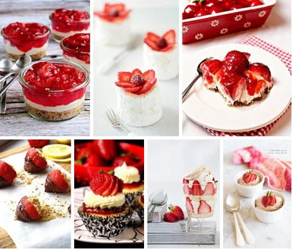 Desery z truskawkami