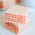 Domowe wafle z masą z galaretki