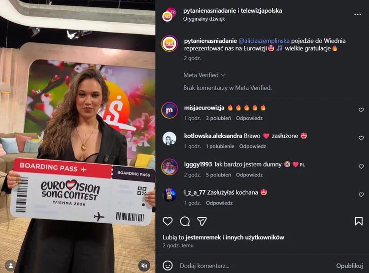 Zdjęcie Wiemy, kto pojedzie na Eurowizję 2026. Kim jest reprezentant Polski? #1