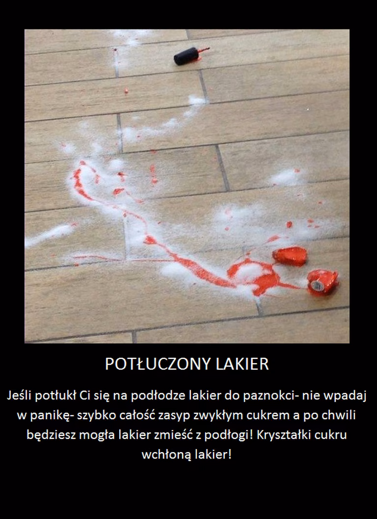 Pamiętaj o tym jeśli potłucze Ci się lakier