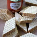Domowe wafle o smaku toffi