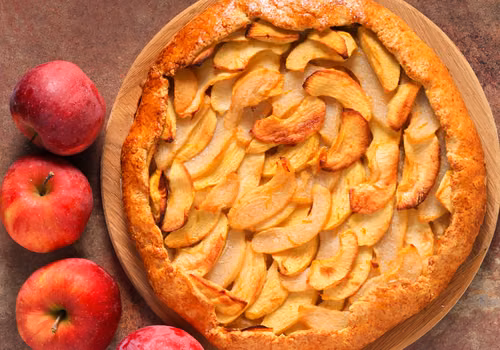 Tarta z jabłkami w rustykalnym stylu! Delikatny deser z chrupiącym brzegiem!