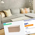 Ten pluszowy puf XL ze schowkiem z Action za 59,95 zł to hit do każdego wnętrza! Praktyczny, składany i stylowy