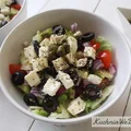 Sałatka z serem mozzarella