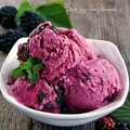 lody jeżynowe z lawendą