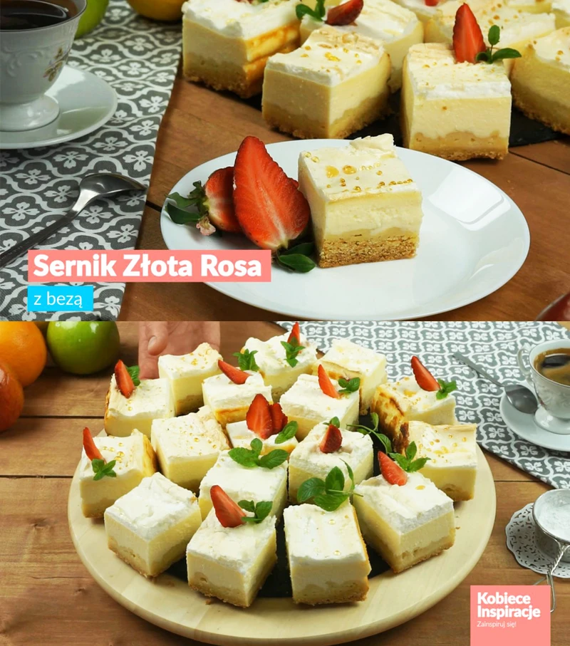 Sernik Złota Rosa