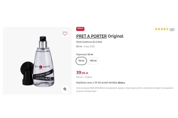 Zdjęcie Ten zapach od lat podbija serca kobiet! Jest trwały i przyciąga uwagę -  w Rossmannie teraz za jedyne 39 zł #1