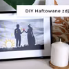 DIY Zdjęcie z haftem - pomysł na drobny upominek • origamifrog.pl