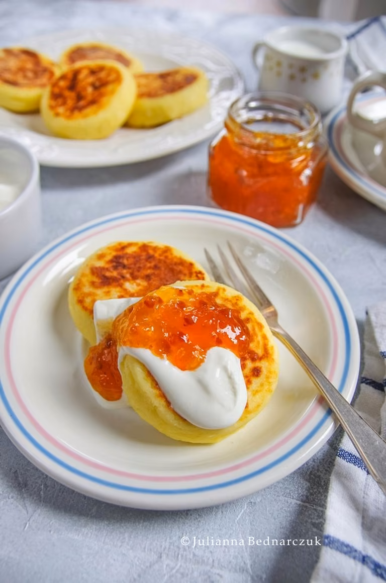 Syrniki z mąką ryżową (bezglutenowe)