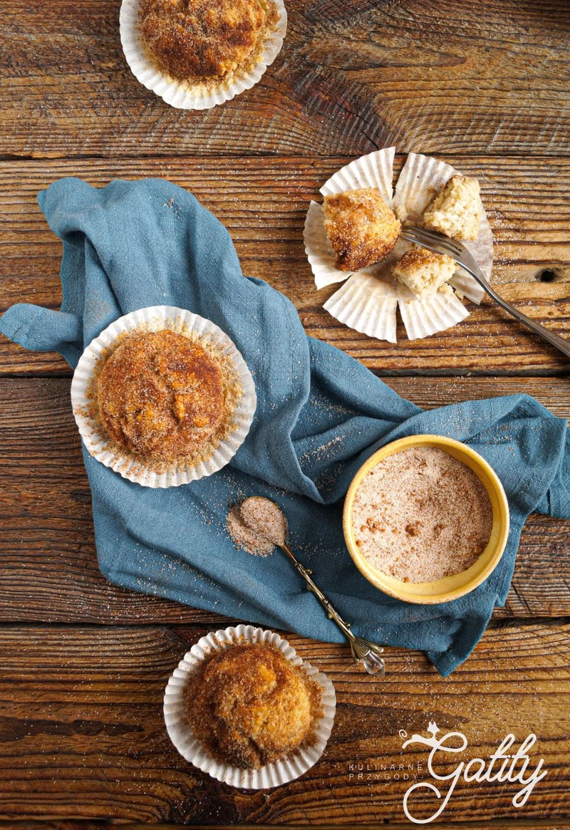 Muffiny jak pączki (dought muffins)