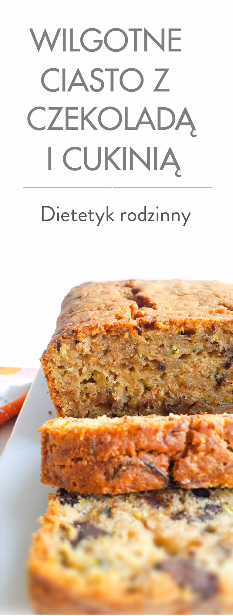 wilgotne ciasto z czekoladą i cukinią