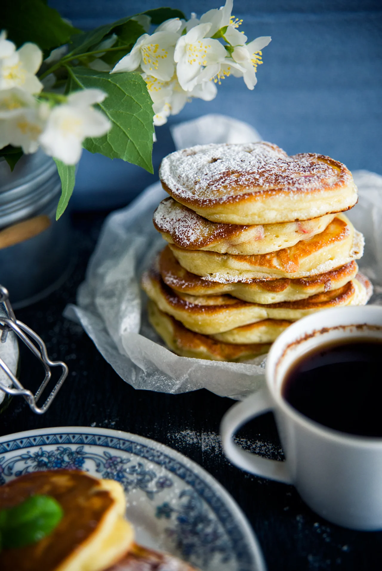 Placuszki z rabarbarem