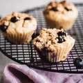 Muffiny z ricottą i borówkami