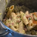 Cukiniowa carbonara - makaron